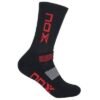 calcetines nox largos negros rojos