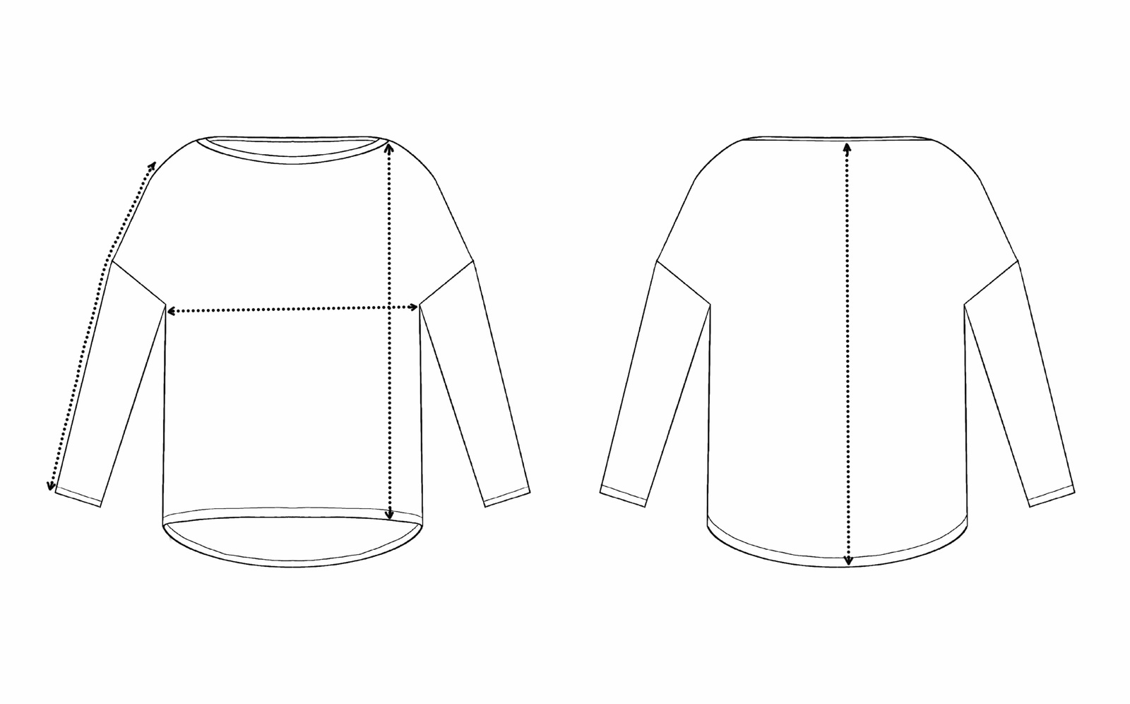 Camiseta mujer oversize manga francesa - Imagen 3
